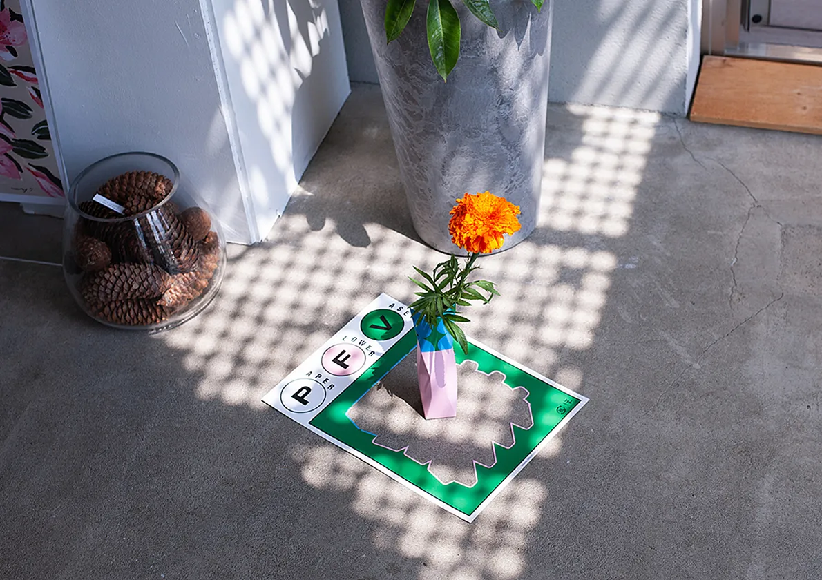 Paper Flower Vase